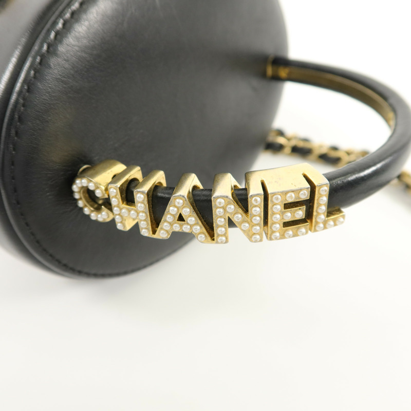 CHANEL 羊皮皮革Vanity Case手挽肩背兩用袋-10