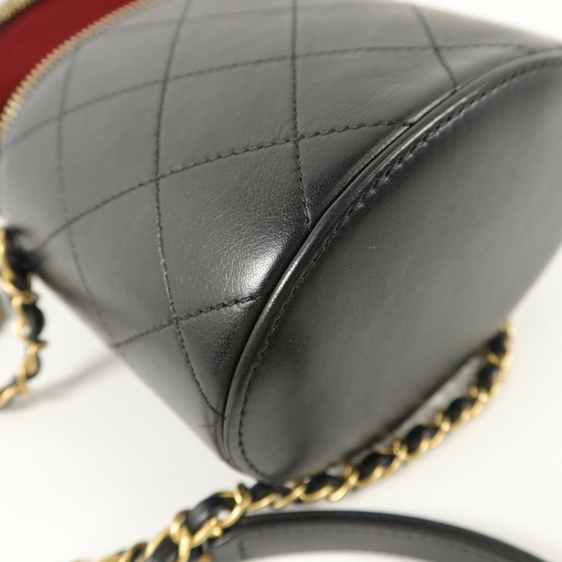 CHANEL 羊皮皮革Vanity Case手挽肩背兩用袋-14