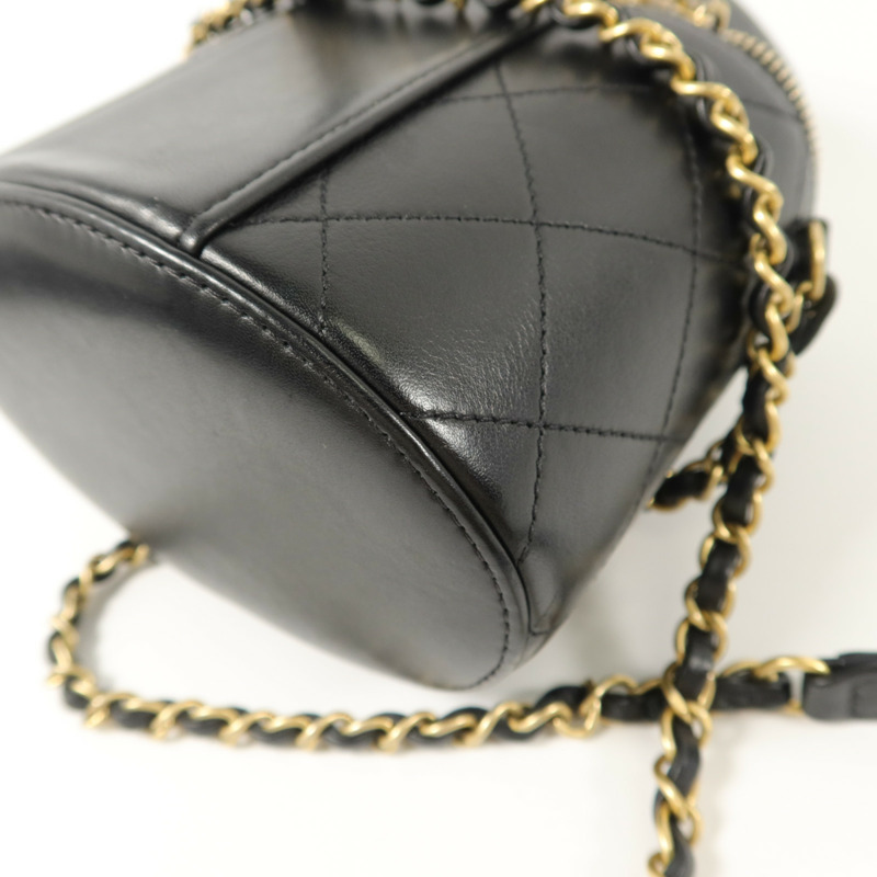 CHANEL 羊皮皮革Vanity Case手挽肩背兩用袋-15