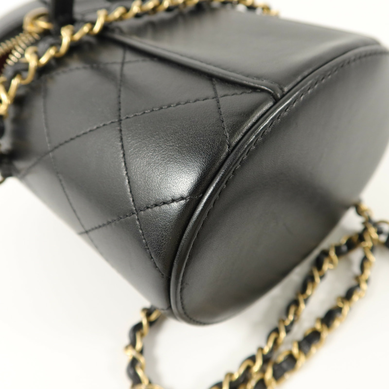 CHANEL 羊皮皮革Vanity Case手挽肩背兩用袋-16