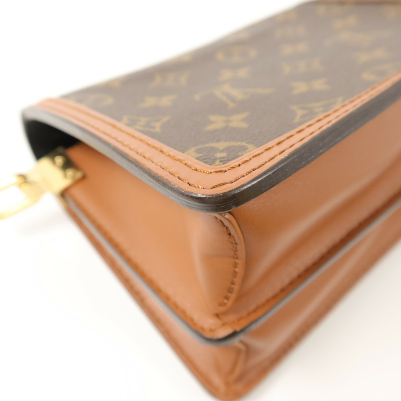 LOUIS VUITTON Monogram Reverse Mini Dauphine肩背袋-13