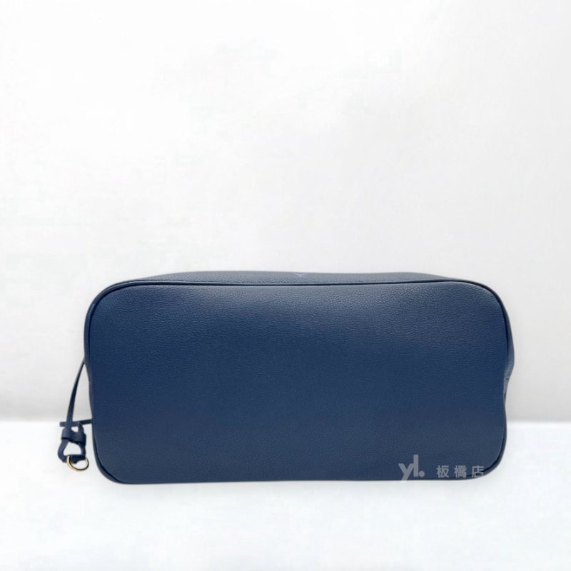 S5459-LV 漸層藍牛皮Neverfull MM托特包M46514-4
