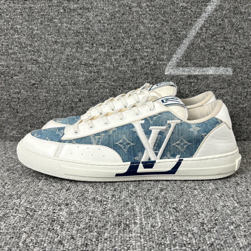 LouisVuitton 路易威登 藍色牛仔查理板鞋43碼🧡-0