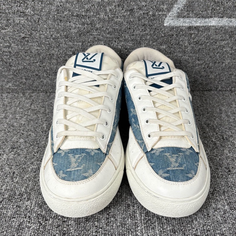 LouisVuitton 路易威登 藍色牛仔查理板鞋43碼🧡-1