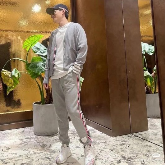 💎Han's house精品服飾💎THOM BROWNE TB 彩條 棉褲 長褲 現貨4原價20000-5
