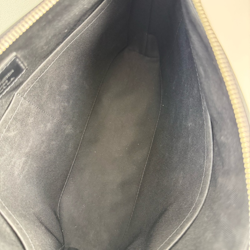 路易威登/LOUIS VUITTON MICK 深灰色塗層帆布棋盤格單肩包斜挎包 男包 銀色五金-6