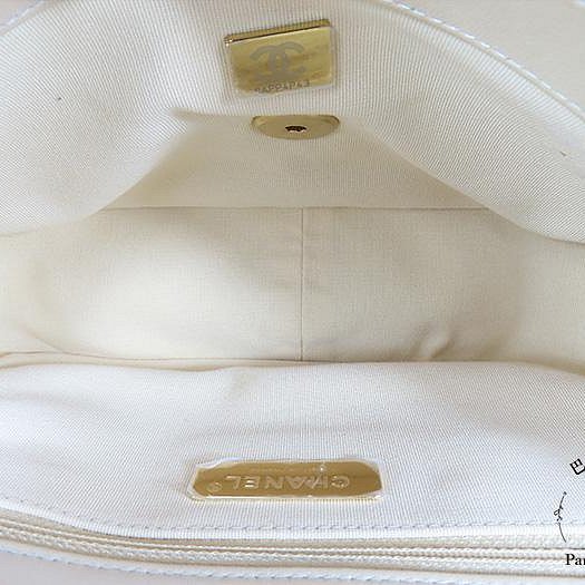 【巴黎站二手名牌專賣店】＊現貨＊CHANEL 香奈兒 真品＊AS1160奶茶色皮革19系列金釦26手提斜背包-3