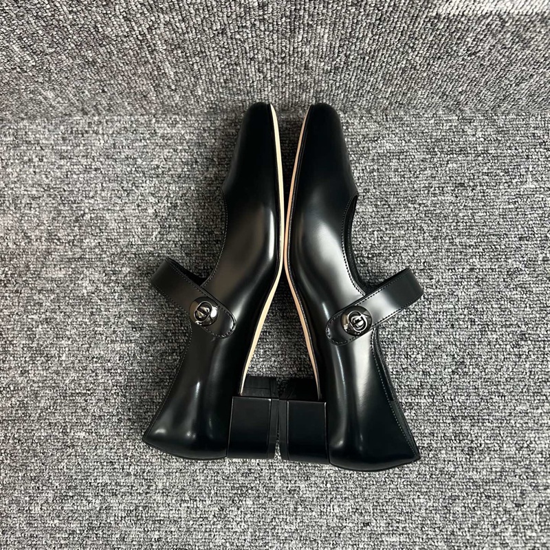 Dior 迪奧 黑色皮面低跟瑪麗珍鞋 37碼（有其它尺碼）🧡-3