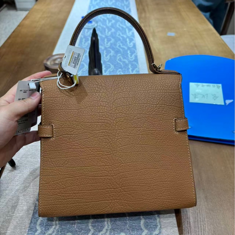 Delvaux 荔枝皮手提包-2