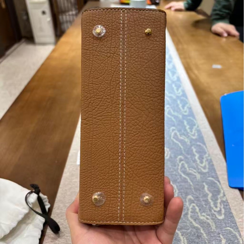 Delvaux 荔枝皮手提包-3