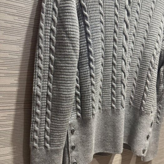 💎Han's house精品服飾💎Thom Browne 麻花 粗 針織 100% 純羊毛 毛衣 義大利製 現貨2 3 原價39700-6