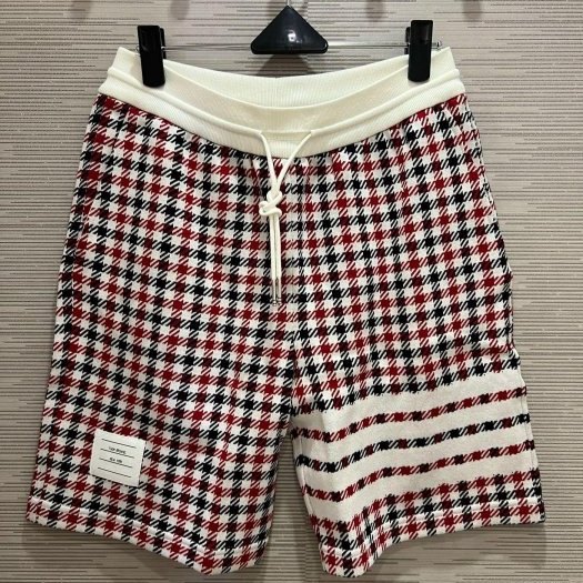 💎Han's house精品服飾💎THOM BROWNE TB 棉 四槓 棉褲 短褲  原價35900-0