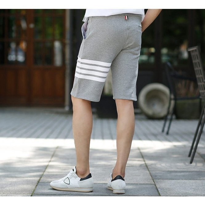 💎Han's house精品服飾💎THOM BROWNE TB 棉 四槓 棉短褲 男原價25600-2
