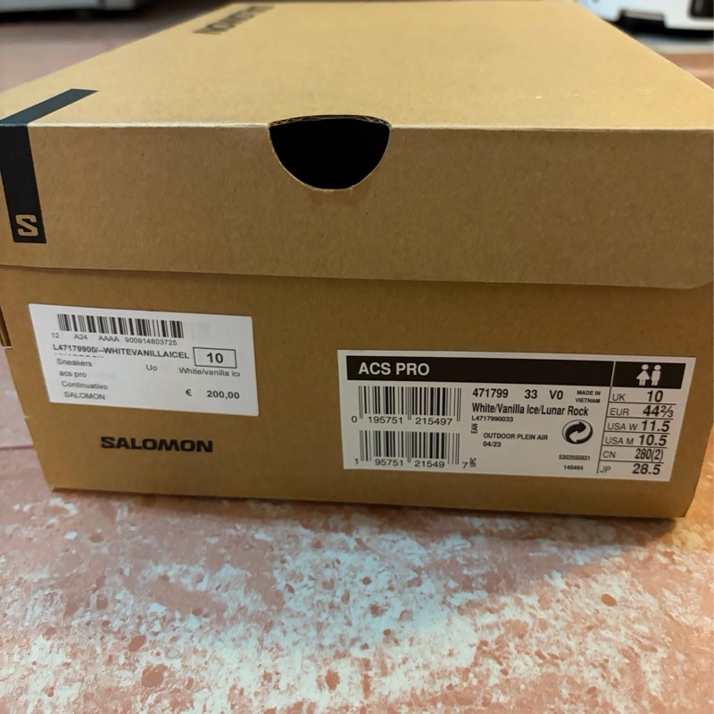 SALOMON ACS PRO White US:10.5-4