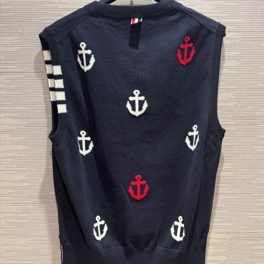 💎Han's house精品服飾💎 Thom Browne 棉質 針織 背心 毛衣  可水洗 現貨 M 原價30000-2