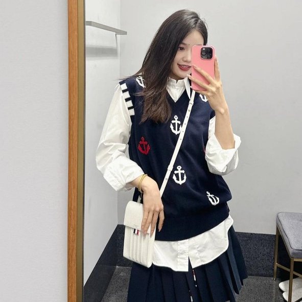 💎Han's house精品服飾💎 Thom Browne 棉質 針織 背心 毛衣  可水洗 現貨 M 原價30000-7