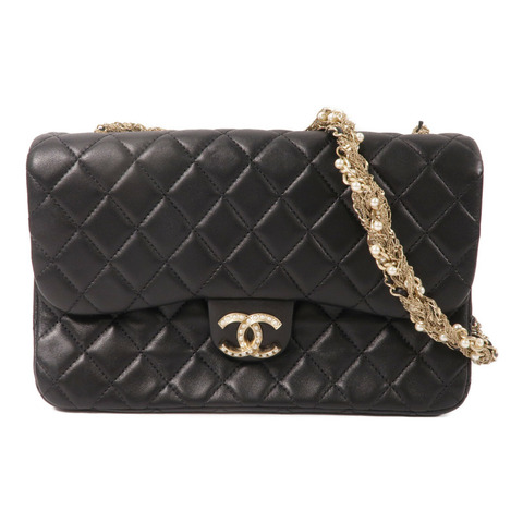 CHANEL 羊皮皮革Chain Shoulder鏈帶肩背袋
