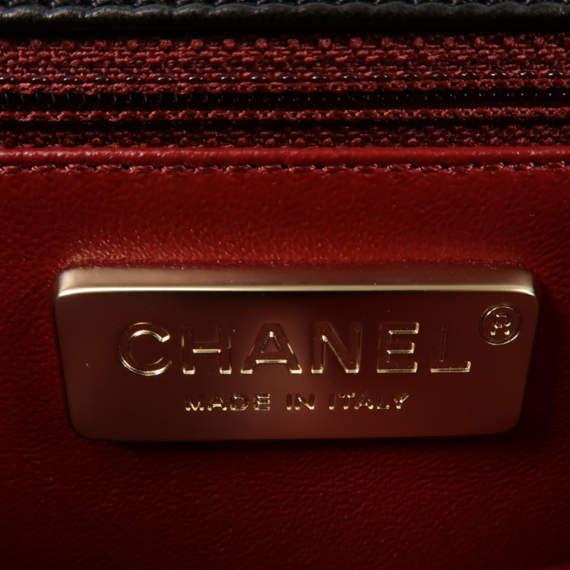 CHANEL 羊皮皮革Chain Shoulder鏈帶肩背袋-5