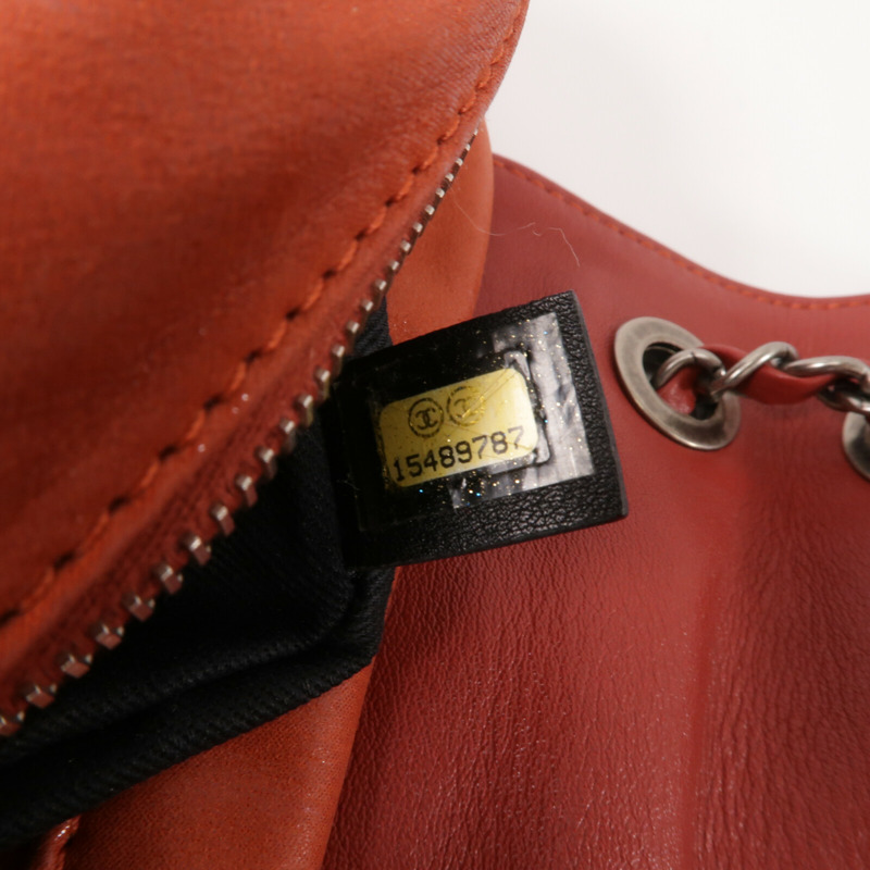 CHANEL 牛皮皮革Chain Shoulder鏈帶肩背袋-7