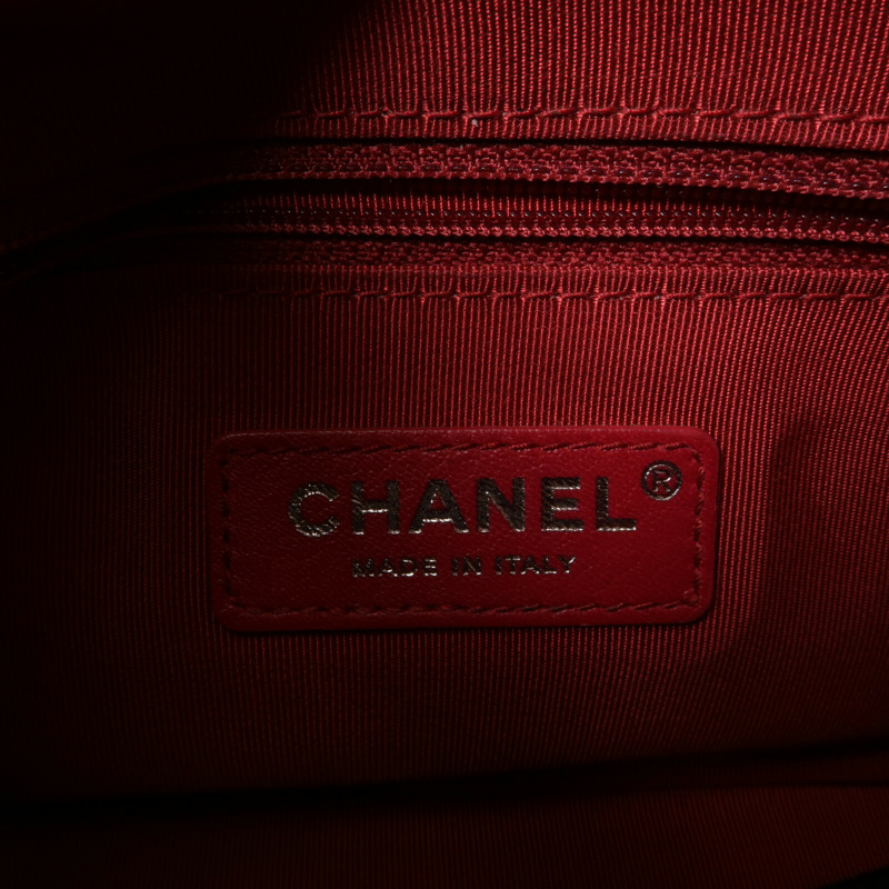 CHANEL 牛皮皮革Gabrielle Small鏈帶肩背袋-5