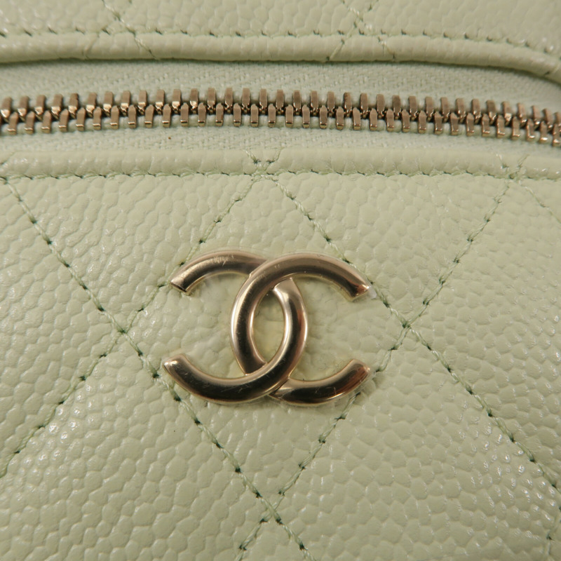 CHANEL 牛皮皮革Chain Shoulder鏈帶手挽肩背兩用袋-6