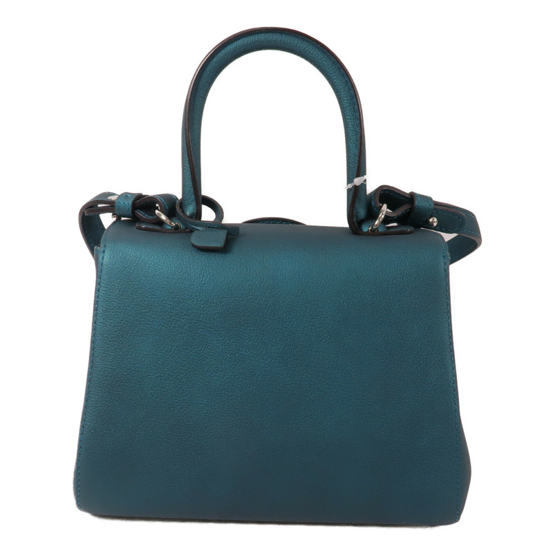 Delvaux 牛皮皮革Brillant Mini手挽肩背兩用袋-1