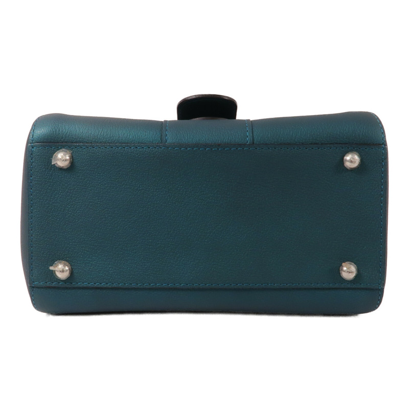 Delvaux 牛皮皮革Brillant Mini手挽肩背兩用袋-3