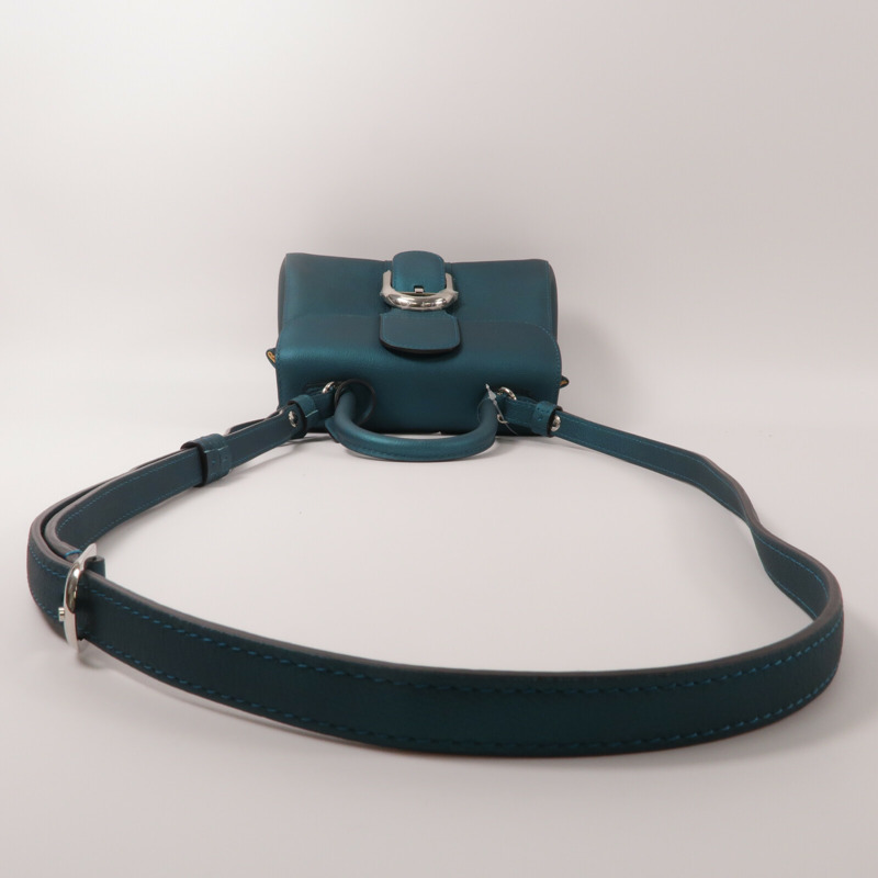 Delvaux 牛皮皮革Brillant Mini手挽肩背兩用袋-9