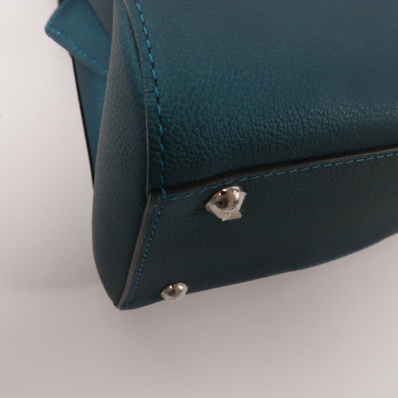 Delvaux 牛皮皮革Brillant Mini手挽肩背兩用袋-13