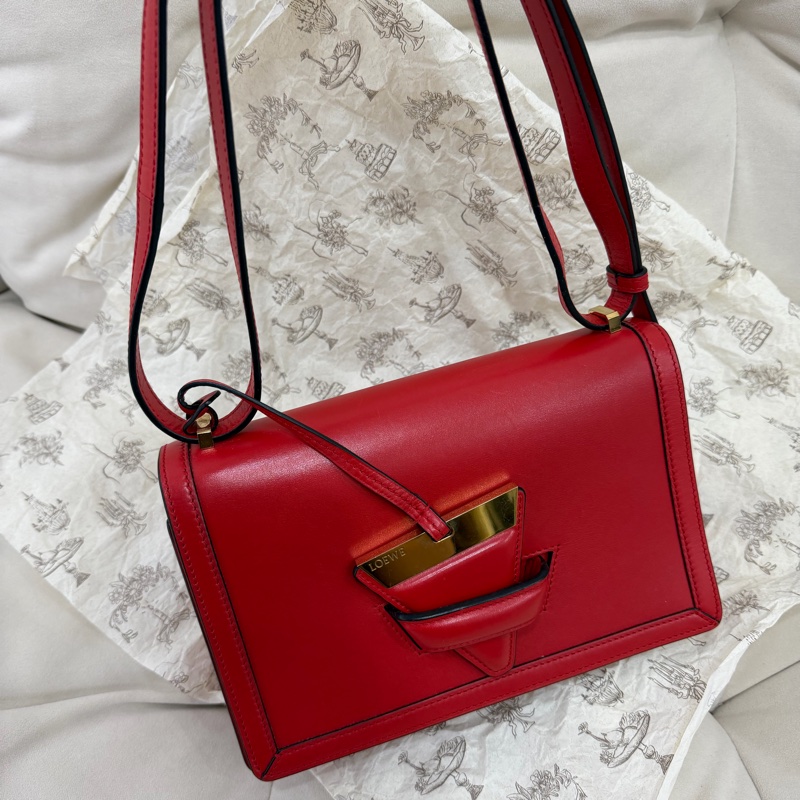 Loewe 巴塞羅納 橙紅色 羅意威-3