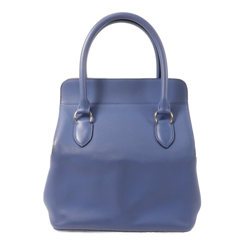 HERMES Swift皮革Toolbox 20手挽肩背兩用袋Bleu Agate-1