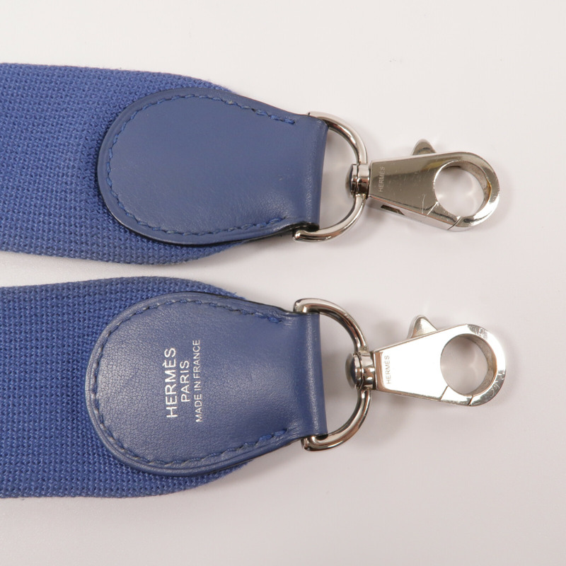 HERMES Swift皮革Toolbox 20手挽肩背兩用袋Bleu Agate-10