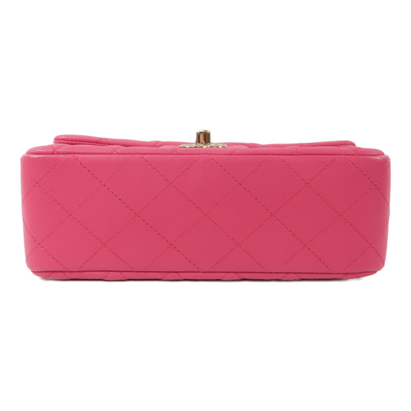 CHANEL 羊皮皮革Mini Classic 20鏈帶肩背袋-3