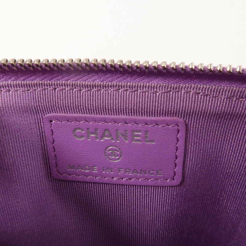 CHANEL 羊皮皮革Pouch手拿包-6