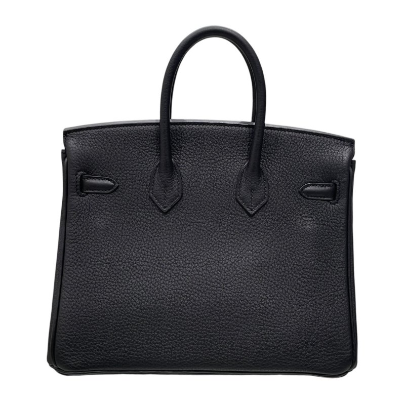 HERMES 愛馬仕 BIRKIN 25 柏金包 TOGO皮 黑色 金釦-1