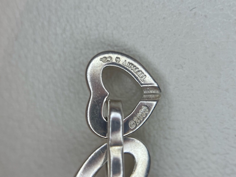 Tiffany蒂芙尼18k金925銀拼接愛心手鍊 鏈長：19cm🧡-5