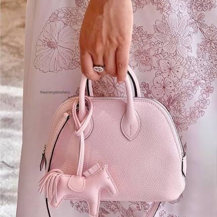 全新天菜絕美平台最低價✨ HERMES 愛馬仕 Bolide 25 X9 錦葵紫 Epsom 🌸-16
