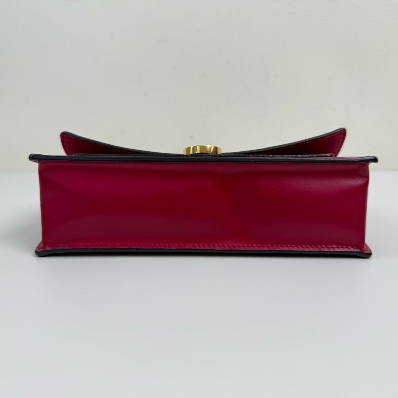 ✨正品，Louis Vuitton/路易威登 FLORE 棕色塗層老花帆布鏈條斜挎包小花包-4
