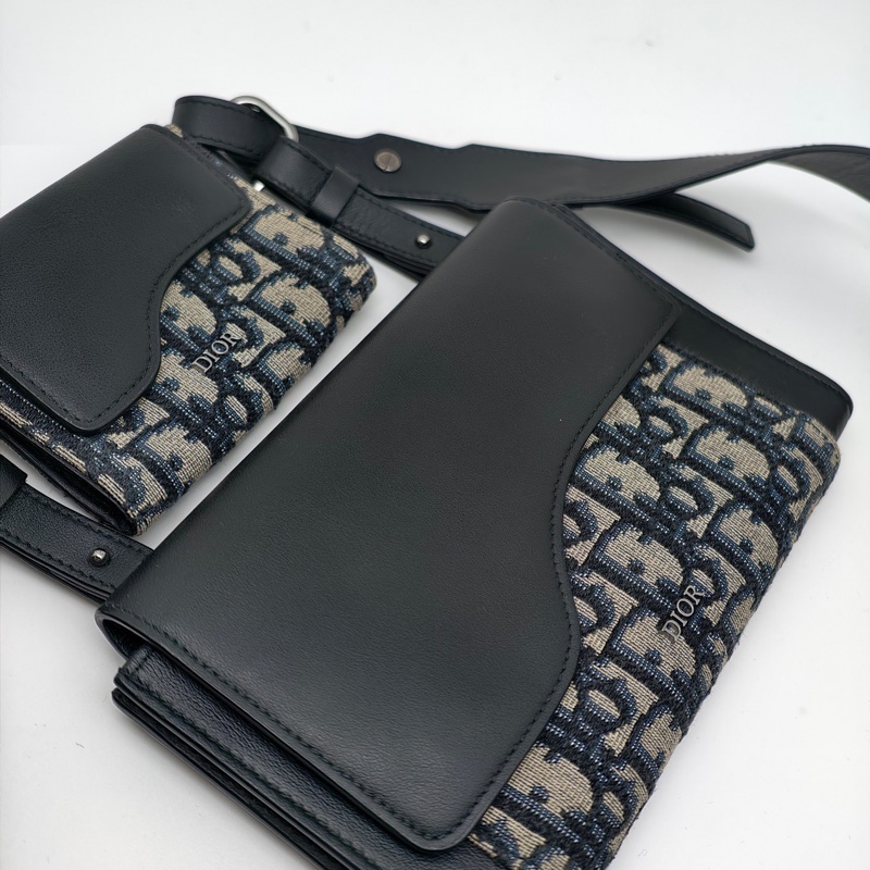 Dior迪奧 elite Oblique woc老花二合一 雙用包 上面卡包 可以拆卸  尺寸：19*11*2cm 配件:  塵袋-2