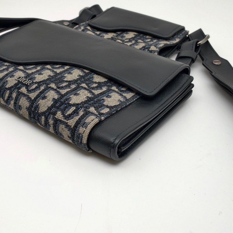 Dior迪奧 elite Oblique woc老花二合一 雙用包 上面卡包 可以拆卸  尺寸：19*11*2cm 配件:  塵袋-4