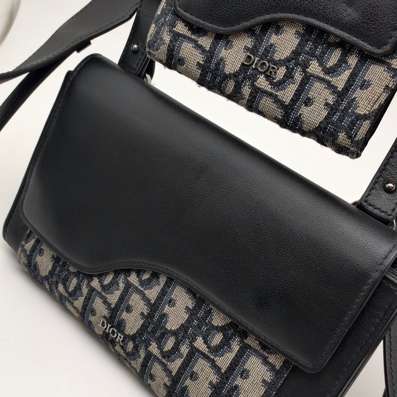 Dior迪奧 elite Oblique woc老花二合一 雙用包 上面卡包 可以拆卸  尺寸：19*11*2cm 配件:  塵袋-5