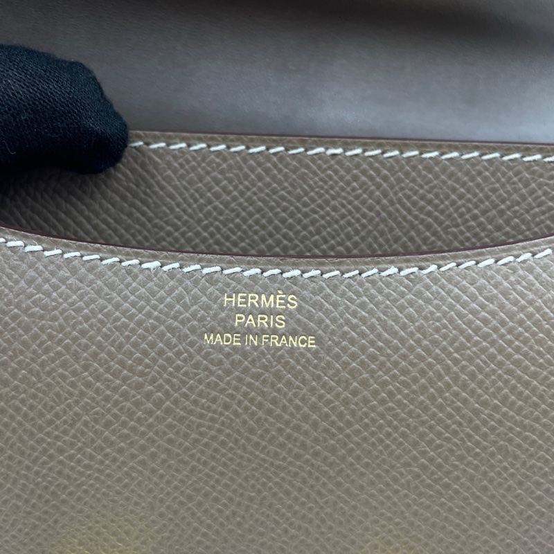 愛馬仕Hermes 康康19 mini 大象灰金扣 ep皮-2