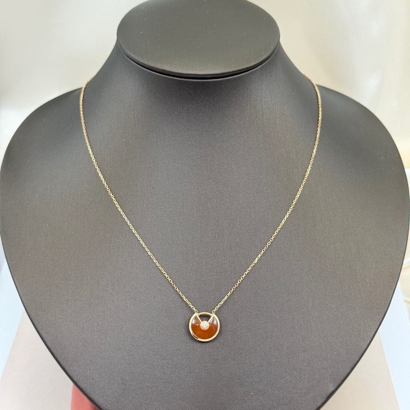 卡地亞/Cartier  Amulette de Cartier 護身符系列氣質時尚輕奢 超小號款-0