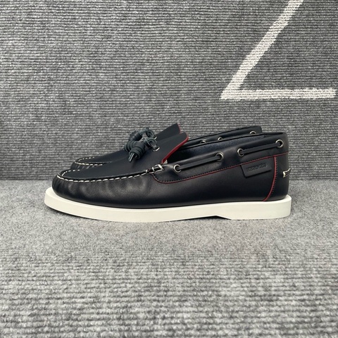 hermes 愛馬仕藏青色樂福鞋40.5碼。🧡