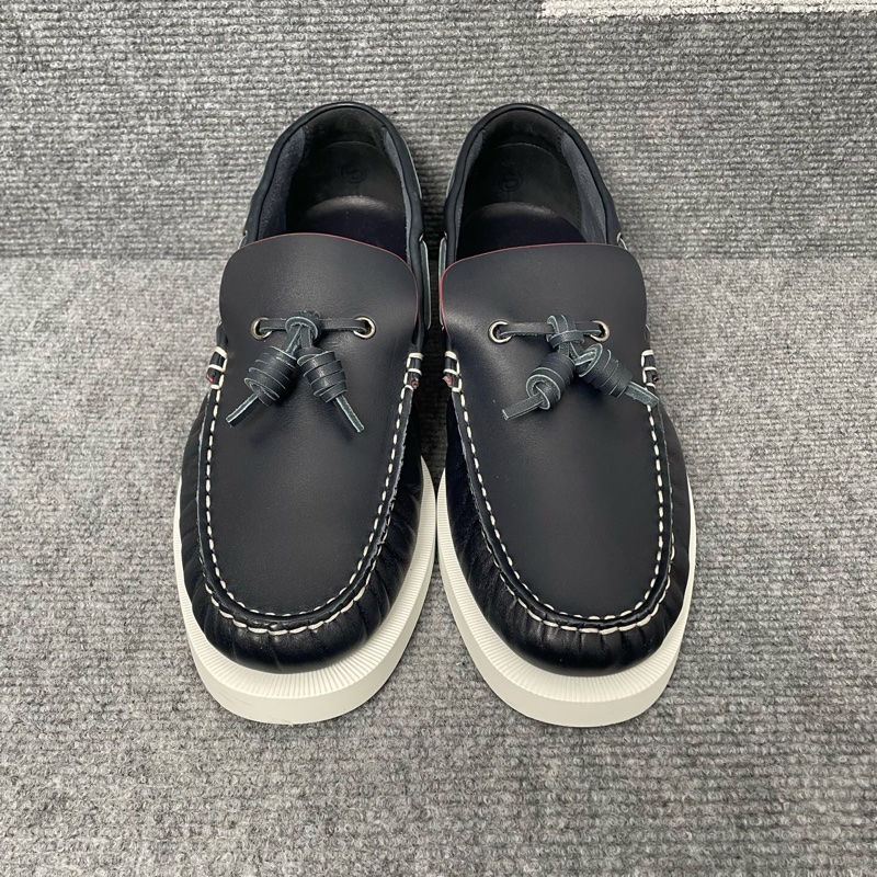 hermes 愛馬仕藏青色樂福鞋40.5碼。🧡-1