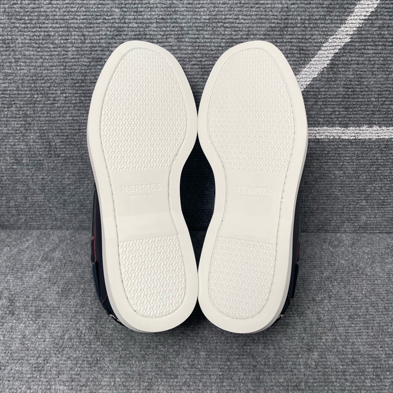 hermes 愛馬仕藏青色樂福鞋40.5碼。🧡-6