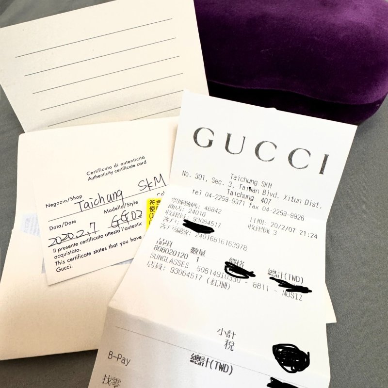 黑白馬小姐的斷捨離~GUCCI 珍珠飾腳墨鏡-9
