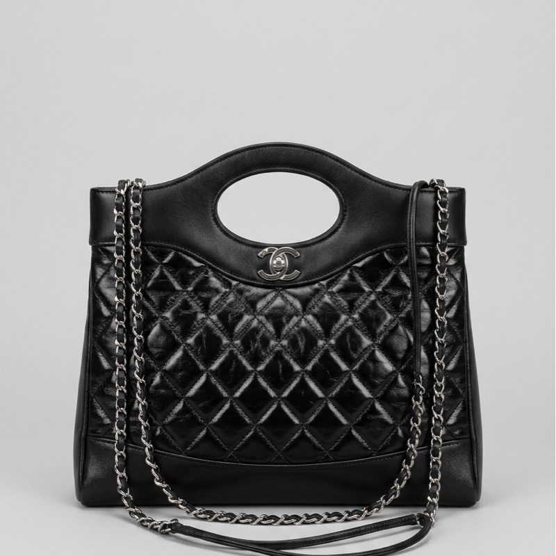 Chanel/香奈兒  黑金31bag  底長39cm  28開-2
