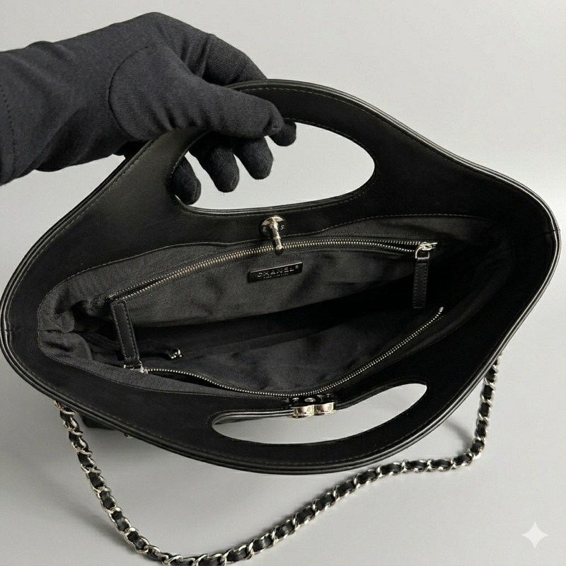 Chanel/香奈兒  黑金31bag  底長39cm  28開-9