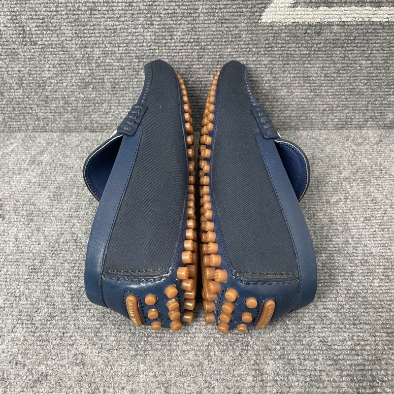 Louis Vuitton 路易威登 藍色皮面馬銜扣豆豆鞋 40.5碼🧡-3